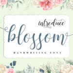 Blossom Font - Featured Image