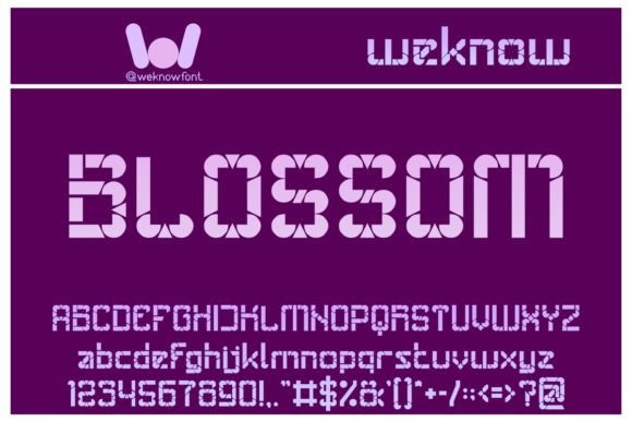 Blossom Font - Featured Image