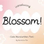 Blossom Font - Featured Image