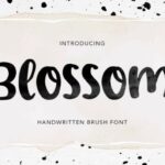 Blossom Font - Featured Image
