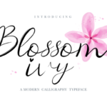 Blossom Ivy Font - Featured Image