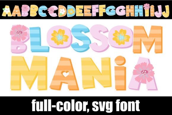 Blossom Mania Font - Featured Image