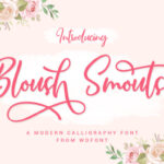Bloush Smouts Font - Featured Image