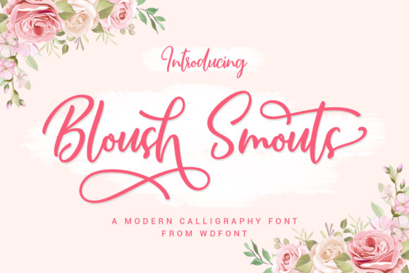 Bloush Smouts Font - Featured Image