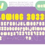 Blowing Bubble Font - Featured Image
