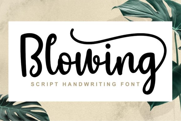 Blowing Font - Featured Image