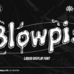Blowpis Font - Featured Image