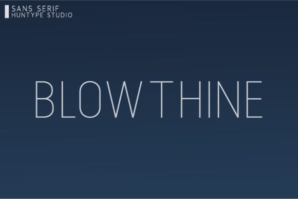 Blowthine Font - Featured Image