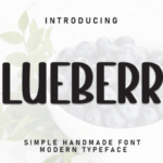 Bluberry Font - Featured Image
