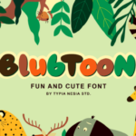 Blubtoon Font - Featured Image