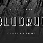 Bludrug Font - Featured Image