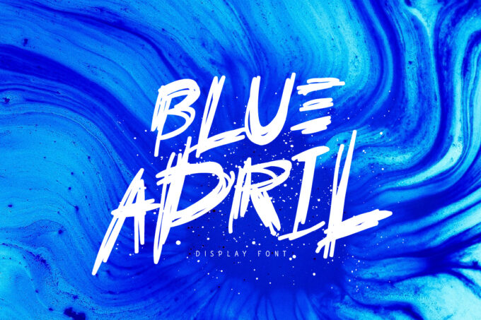 Blue April Font - Featured Image