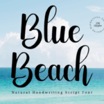 Blue Beach Font - Featured Image