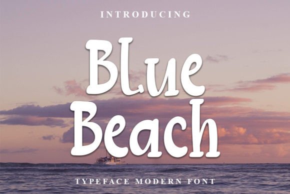 Blue Beach Font - Featured Image