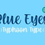 Blue Eyes Font - Featured Image