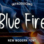 Blue Fire Font - Featured Image
