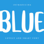 Blue Font - Featured Image