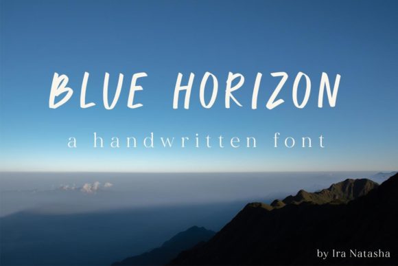 Blue Horizon Font - Featured Image