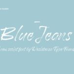 Blue Jeans Font - Featured Image