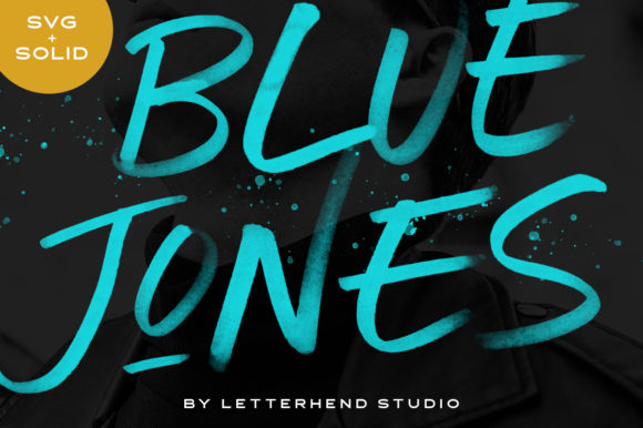 Blue Jones Font - Featured Image