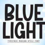 Blue Light Font - Featured Image