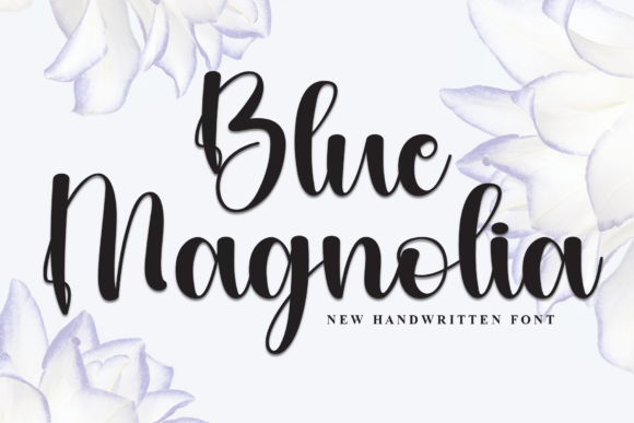Blue Magnolia Font - Featured Image