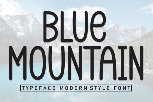 Blue Mountain Font - Featured Image