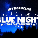 Blue Night Font - Featured Image
