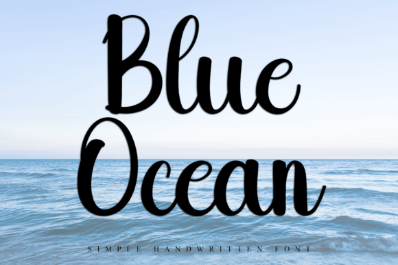 Blue Ocean Font - Featured Image