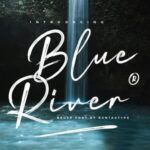 Blue River Font - Featured Image