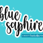 Blue Saphire Font - Featured Image