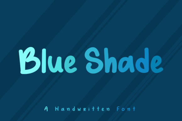 Blue Shade Font - Featured Image