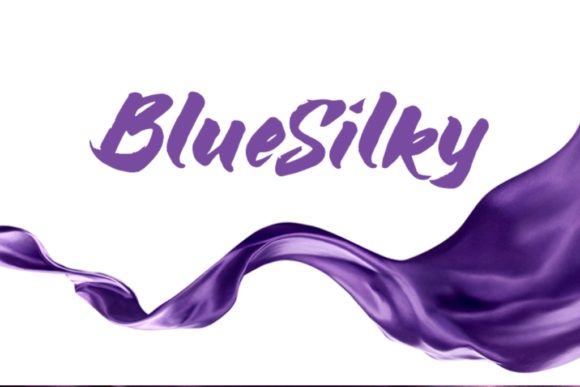 Blue Silky Font - Featured Image