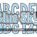 Blue Sky Font - Featured Image