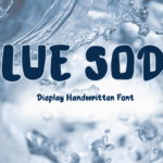 Blue Soda Font - Featured Image
