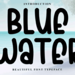 Blue Water Font - Featured Image