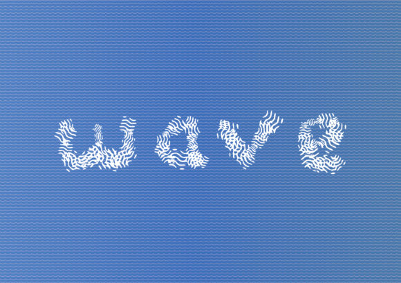 Blue Wave Font - Featured Image