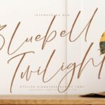 Bluebell Twilight Font - Featured Image