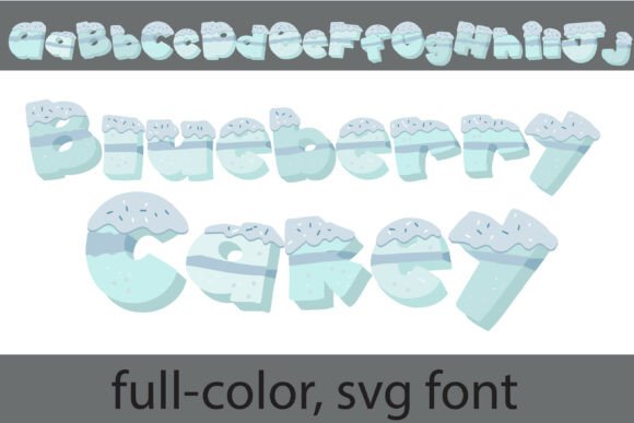 Blueberry Cakey Font - Featured Image