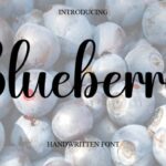 Blueberry Font - Featured Image