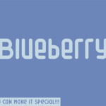 Blueberry Font - Featured Image