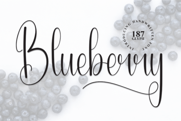 Blueberry Font - Featured Image