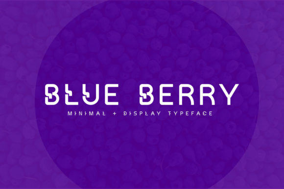 Blueberry Font - Featured Image