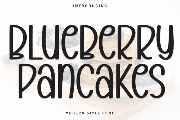 Blueberry Pancakes Font - Featured Image