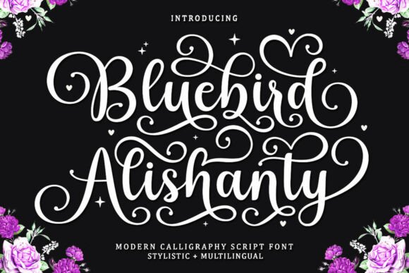 Bluebird Alishanty Font - Featured Image