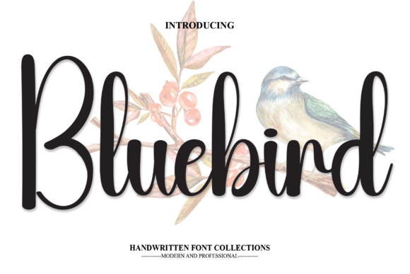Bluebird Font - Featured Image