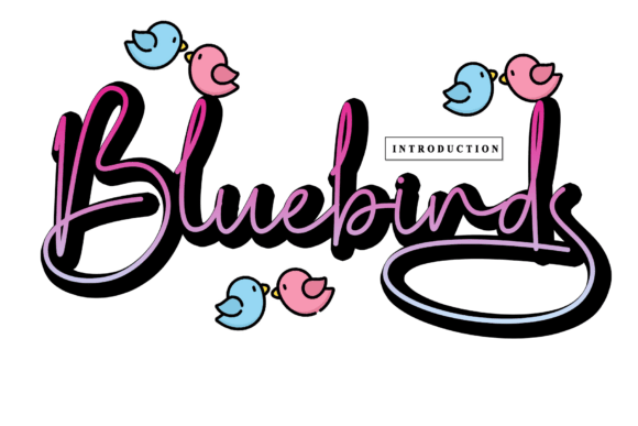 Bluebirds Font - Featured Image