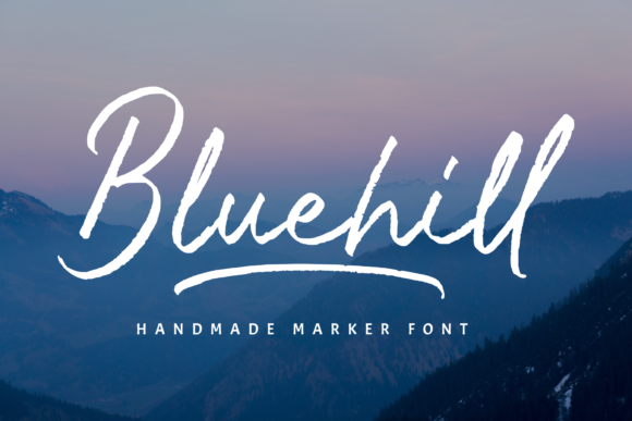 Bluehill Font - Featured Image