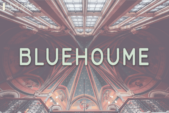 Bluehoume Font - Featured Image