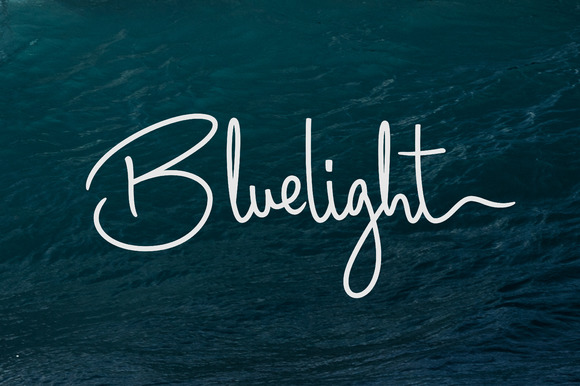 Bluelight Font - Featured Image